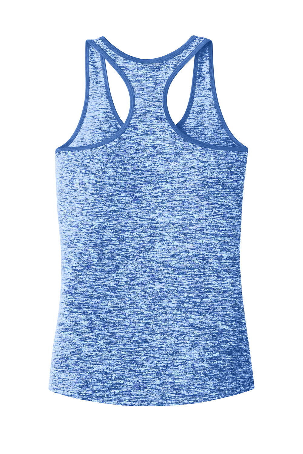 Sport-Tek LST396 Womens Electric Heather Moisture Wicking Tank Top True Royal Blue Electric/True Royal Blue Flat Back