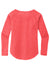 Sport-Tek LST400LS Womens Moisture Wicking Long Sleeve Scoop Neck T-Shirt Heather True Red Flat Back