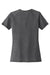 Sport-Tek LST400 Womens Moisture Wicking Short Sleeve Scoop Neck T-Shirt Heather Dark Grey Flat Back