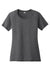 Sport-Tek LST400 Womens Moisture Wicking Short Sleeve Scoop Neck T-Shirt Heather Dark Grey Flat Front