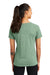 Sport-Tek LST400 Womens Moisture Wicking Short Sleeve Scoop Neck T-Shirt Heather Forest Green Model Back