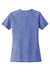 Sport-Tek LST400 Womens Moisture Wicking Short Sleeve Scoop Neck T-Shirt Heather True Royal Blue Flat Back