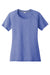 Sport-Tek LST400 Womens Moisture Wicking Short Sleeve Scoop Neck T-Shirt Heather True Royal Blue Flat Front