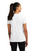 Sport-Tek LST400 Womens Moisture Wicking Short Sleeve Scoop Neck T-Shirt White Model Back