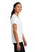 Sport-Tek LST400 Womens Moisture Wicking Short Sleeve Scoop Neck T-Shirt White Model Side