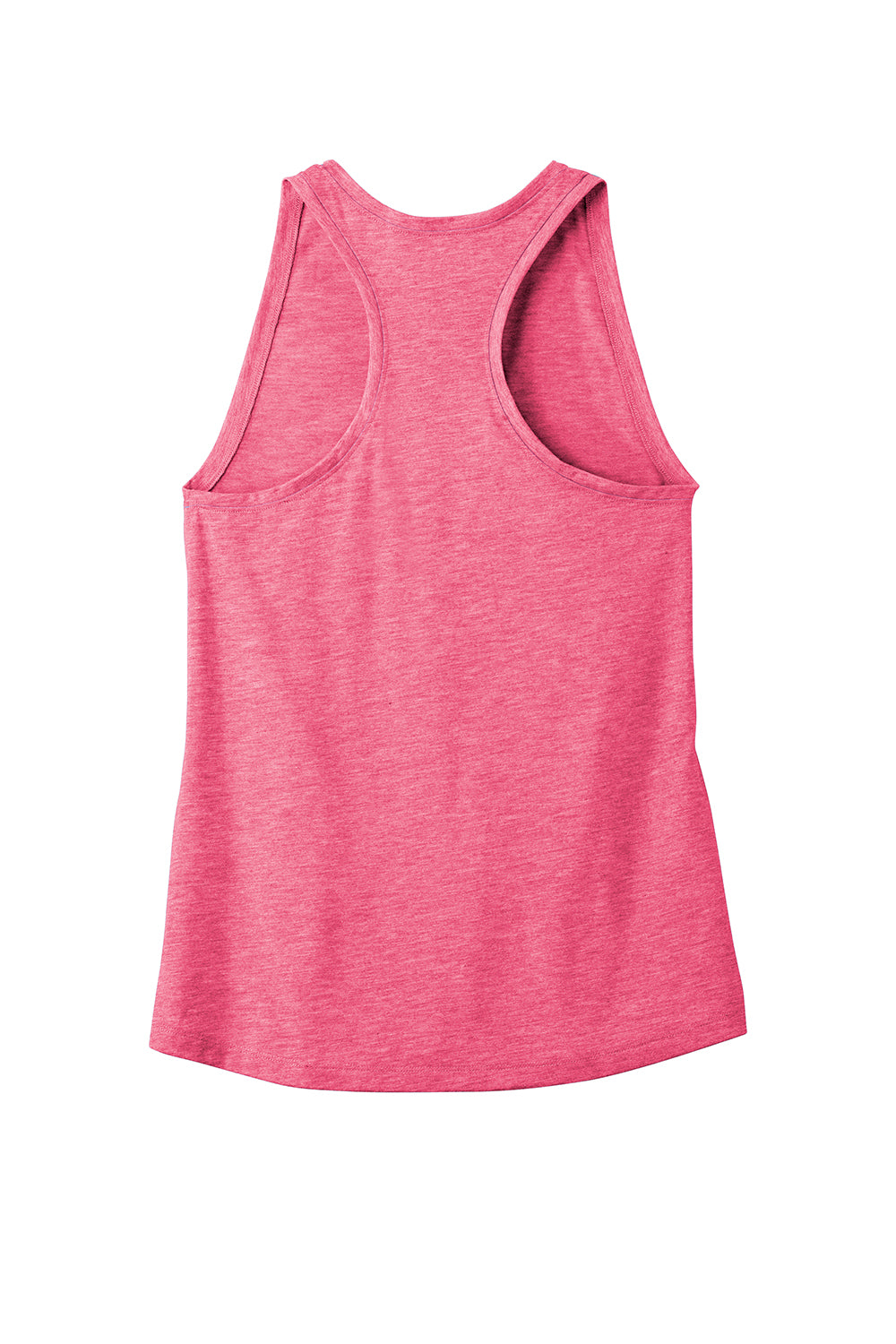 Sport-Tek LST402 Womens Moisture Wicking Tank Top Heather Raspberry Pink Flat Back