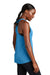 Sport-Tek LST402 Womens Moisture Wicking Tank Top Heather Pond Blue Model Side