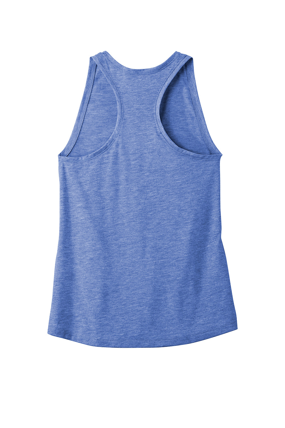 Sport-Tek LST402 Womens Moisture Wicking Tank Top Heather True Royal Blue Flat Back