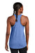 Sport-Tek LST402 Womens Moisture Wicking Tank Top Heather True Royal Blue Model Back