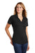 Sport-Tek LST405 Womens Moisture Wicking Short Sleeve Polo Shirt Black Model 3q