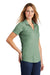 Sport-Tek LST405 Womens Moisture Wicking Short Sleeve Polo Shirt Heather Forest Green Model 3q