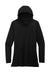 Sport-Tek LST406 Womens Moisture Wicking Cowl Neck Long Sleeve T-Shirt Black Flat Front