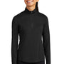 Sport-Tek Womens Moisture Wicking 1/4 Zip Sweatshirt - Black