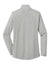 Sport-Tek LST407 Womens Moisture Wicking 1/4 Zip Sweatshirt Heather Light Grey Flat Back