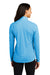 Sport-Tek LST407 Womens Moisture Wicking 1/4 Zip Sweatshirt Heather Pond Blue Model Back