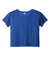 Sport-Tek LST411 Womens Draft Crop Short Sleeve Crewneck T-Shirt True Royal Blue Flat Front