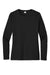 Sport-Tek LST420LS Womens Posi-UV Pro Long Sleeve Crewneck T-Shirt Black Flat Front