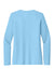 Sport-Tek LST420LS Womens Posi-UV Pro Long Sleeve Crewneck T-Shirt Light Blue Flat Back