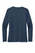 Sport-Tek LST420LS Womens Posi-UV Pro Long Sleeve Crewneck T-Shirt True Navy Blue Flat Back