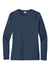 Sport-Tek LST420LS Womens Posi-UV Pro Long Sleeve Crewneck T-Shirt True Navy Blue Flat Front