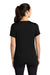 Sport-Tek LST420 Womens Moisture Wicking Short Sleeve Scoop Neck T-Shirt Black Model Back