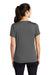 Sport-Tek LST420 Womens Moisture Wicking Short Sleeve Scoop Neck T-Shirt Dark Smoke Grey Model Back