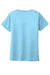 Sport-Tek LST420 Womens Moisture Wicking Short Sleeve Scoop Neck T-Shirt Light Blue Flat Back