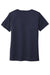 Sport-Tek LST420 Womens Moisture Wicking Short Sleeve Scoop Neck T-Shirt True Navy Blue Flat Back