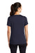 Sport-Tek LST420 Womens Moisture Wicking Short Sleeve Scoop Neck T-Shirt True Navy Blue Model Back