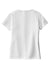 Sport-Tek LST420 Womens Moisture Wicking Short Sleeve Scoop Neck T-Shirt White Flat Back