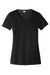 Sport-Tek LST450 Womens Competitor Moisture Wicking Short Sleeve Scoop Neck T-Shirt Black Flat Front