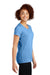 Sport-Tek LST450 Womens Competitor Moisture Wicking Short Sleeve Scoop Neck T-Shirt Carolina Blue Model Side