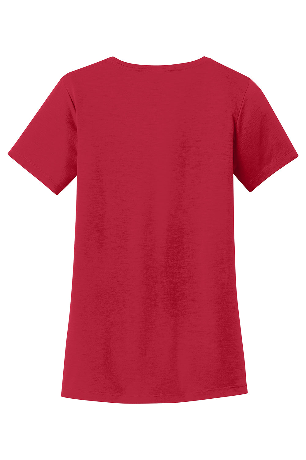 Sport-Tek LST450 Womens Competitor Moisture Wicking Short Sleeve Scoop Neck T-Shirt Deep Red Flat Back