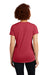 Sport-Tek LST450 Womens Competitor Moisture Wicking Short Sleeve Scoop Neck T-Shirt Deep Red Model Back