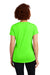 Sport-Tek LST450 Womens Competitor Moisture Wicking Short Sleeve Scoop Neck T-Shirt Neon Green Model Back