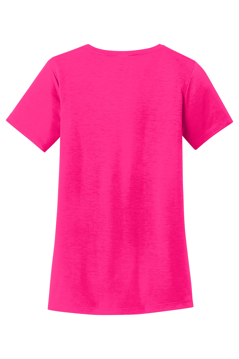 Sport-Tek LST450 Womens Competitor Moisture Wicking Short Sleeve Scoop Neck T-Shirt Neon Pink Flat Back