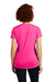 Sport-Tek LST450 Womens Competitor Moisture Wicking Short Sleeve Scoop Neck T-Shirt Neon Pink Model Back