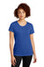 Sport-Tek LST450 Womens Competitor Moisture Wicking Short Sleeve Scoop Neck T-Shirt True Royal Blue Model Front