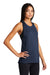 Sport-Tek LST466 Womens Endeavor Moisture Wicking Tank Top Heather Dark Royal Blue/Black Model 3q