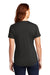 Sport-Tek LST468 Womens Endeavor Moisture Wicking Short Sleeve Polo Shirt Heather Black Model Back