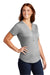 Sport-Tek LST468 Womens Endeavor Moisture Wicking Short Sleeve Polo Shirt Heather Light Grey Model 3q