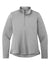 Sport-Tek LST469 Womens Endeavor Moisture Wicking 1/4 Zip Sweatshirt Heather Light Grey Flat Front