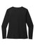 Sport-Tek LST470LS Womens Rashguard Moisture Wicking Long Sleeve Crewneck T-Shirt Black Flat Back