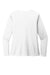 Sport-Tek LST470LS Womens Rashguard Moisture Wicking Long Sleeve Crewneck T-Shirt White Flat Back