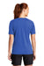 Sport-Tek LST470 Womens Rashguard Moisture Wicking Short Sleeve Crewneck T-Shirt True Royal Blue Model Back