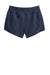 Sport-Tek LST485 Womens Repeat Shorts True Navy Blue Flat Back