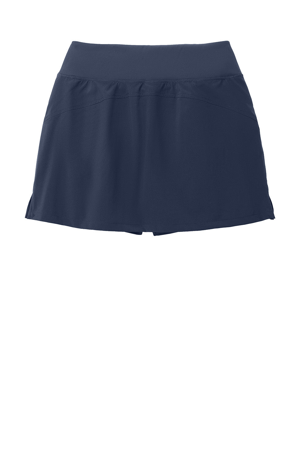 Sport-Tek LST486 Womens Repeat Skorts True Navy Blue Flat Back