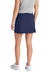 Sport-Tek LST486 Womens Repeat Skorts True Navy Blue Model Back