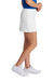 Sport-Tek LST486 Womens Repeat Skorts White Model Side