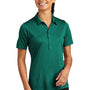 Sport-Tek Womens Moisture Wicking Short Sleeve Polo Shirt - Marine Green